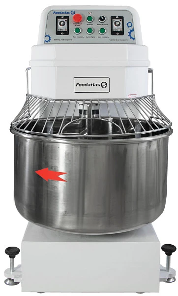 Спиральный тестомес Foodatlas HS-100A (AR) Pro