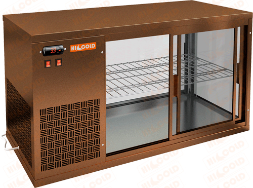 Витрина холодильная Hicold VRL 1100 L (Brown) (настольная)