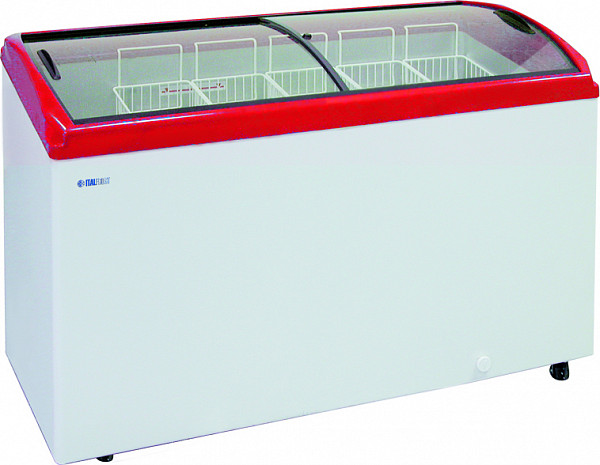 Морозильный ларь Italfrost CF500C (красный) (без корзин)