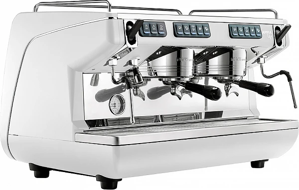 Рожковая кофемашина Nuova Simonelli Appia Life 2Gr V (220V) (белая) (экономайзер)(высокие группы)