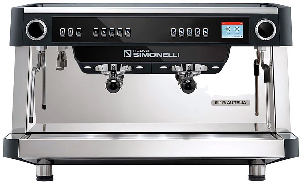 Рожковая кофемашина Nuova Simonelli AURELIA VOL XT 2Gr V (220V) (серый металлик) (ПИД) (высокие груп