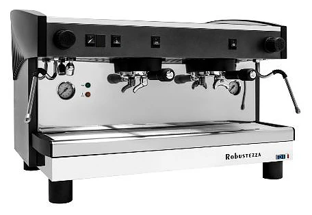 Рожковая кофемашина ROBUSTEZZA ST2M (черная) (высокая группа 185 мм) (мультифазная)