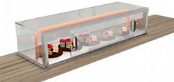 Витрина для суши (суши-кейс) Gastrolux ВСВВ-104/СК