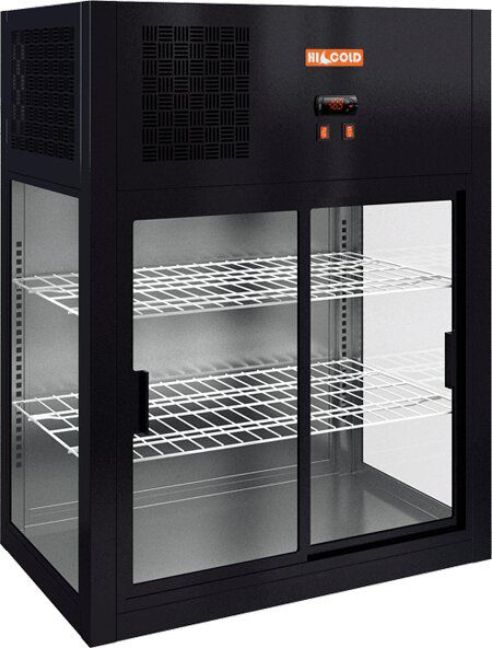 Витрина холодильная Hicold VRH 790 (black) (настольная)