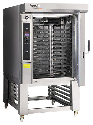 ПЕЧЬ МИНИРОТАЦИОННАЯ ЭЛЕКТРИЧЕСКАЯ С ПОДСТАВКОЙ С НАПРАВЛЯЮЩИМИ APACH BAKERY LINE C46ESHSE TSTA