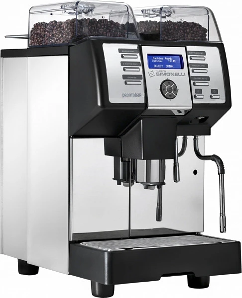 Кофемашина Nuova Simonelli Prontobar 2 кофемолки (черная) (русифицированный) LCD (53475)