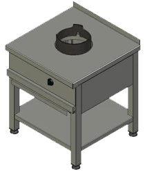 Плита газовая WOK Вулкан KSW01 (8589)