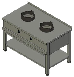Плита газовая WOK Вулкан KSW02 (8785)