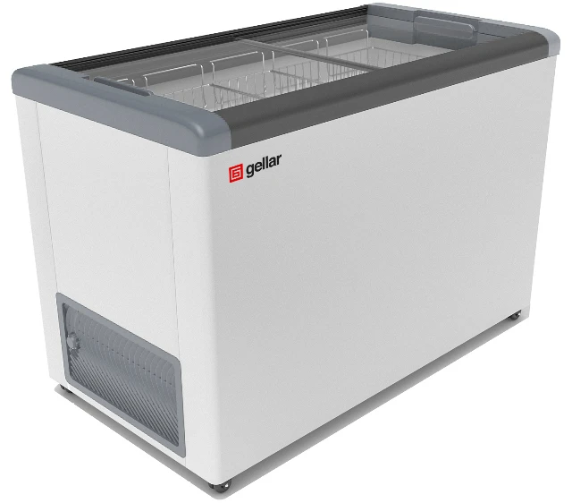 Морозильный ларь Gellar FG 400 C серый