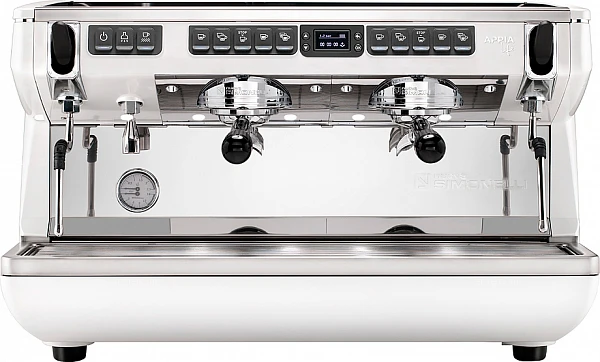 Рожковая кофемашина Nuova Simonelli Appia Life XT 2Gr (220V) (белая) (высокие группы) (паровоздушный
