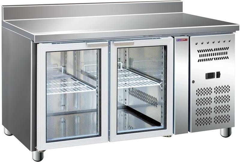 Стол холодильный Cooleq GN2200TNG (бортик) (стеклянная дверь)