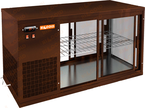 Витрина холодильная Hicold VRL T 900 L (Brown) (настольная)