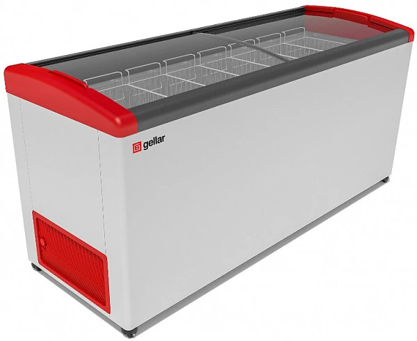 Морозильный ларь Gellar FG 775 E (FG 750 E) красный