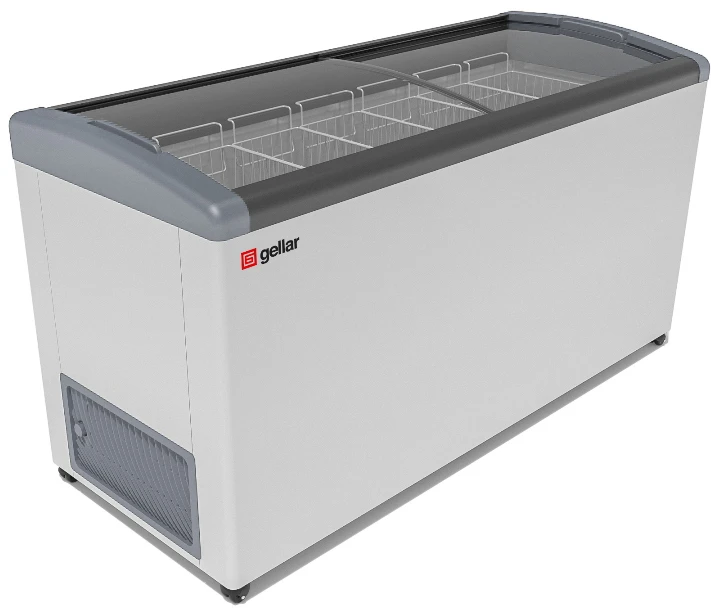 Морозильный ларь Gellar FG 675 E (FG 650 E) серый