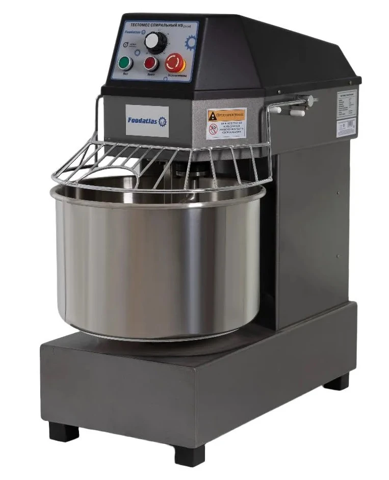 Спиральный тестомес Foodatlas HS-30A Eco 220В (графитовый)