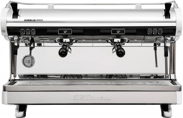 Рожковая кофемашина Nuova Simonelli Aurelia WAVE 2Gr S (220V) (белый жемчуг) (высокие группы) (LED)