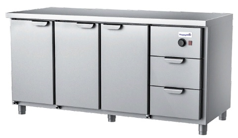 Стол тепловой Happy Chef TH G 1-1-1-P1, без столешницы