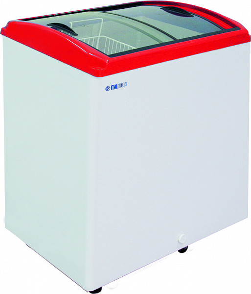 Морозильный ларь Italfrost CF200C (красный) (без корзин)