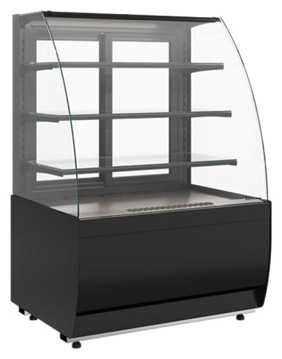 Витрина кондитерская Полюс K70 VM 0,9-1 LIGHT (версия 2.0) (9005)