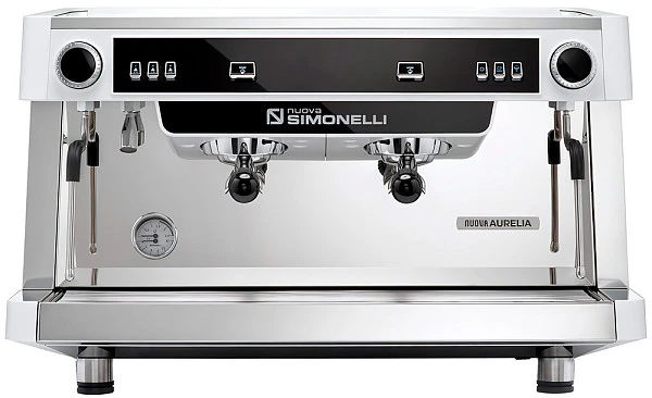 Рожковая кофемашина Nuova Simonelli AURELIA SEM 2Gr S (220V) (серый) (металлик) (высокие группы) (ди