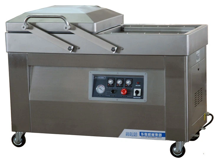Машина вакуумной упаковки Hualian Machinery DZQ-610/2SA (HVC-610S/2A-G) SS (нерж, газ, обрезка)