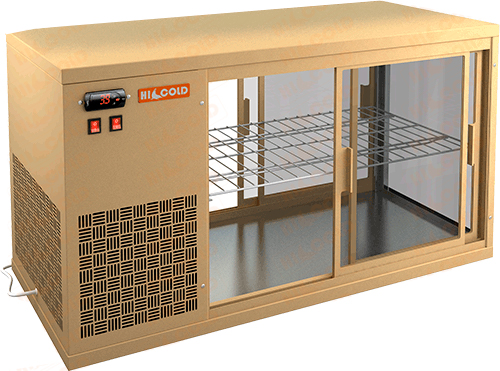 Витрина холодильная Hicold VRL T 900 L (Beige) (настольная)