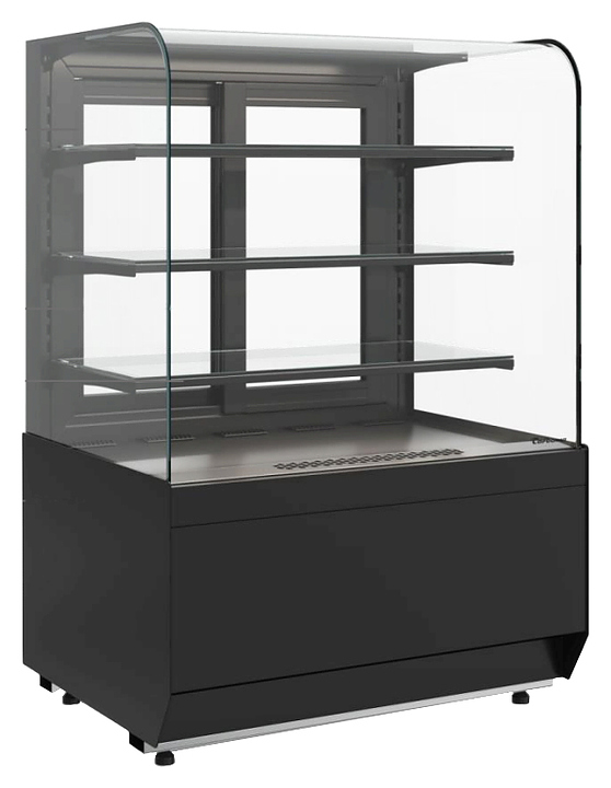 Витрина кондитерская Полюс KR70 VM 0,6-2 STANDARD (открытая, горка) (9005)