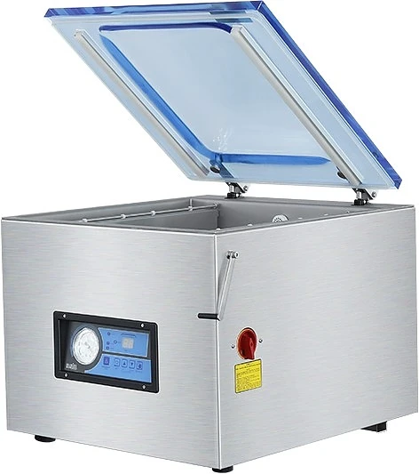 Машина вакуумной упаковки Hualian Machinery HVC-410T/2A-G SS (нерж., газ)