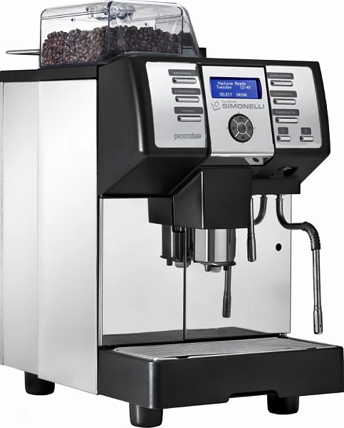 Кофемашина Nuova Simonelli Prontobar 1 кофемолка (черная) (русифицированный) (LCD) (141472)