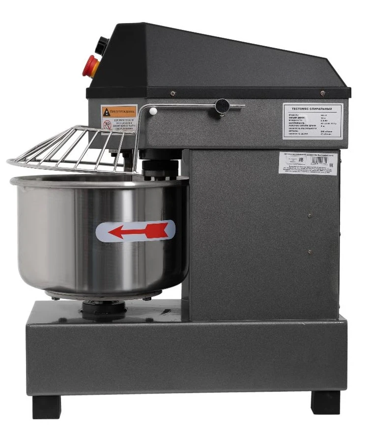 Спиральный тестомес Foodatlas HS-30 Eco 220В (графитовый)