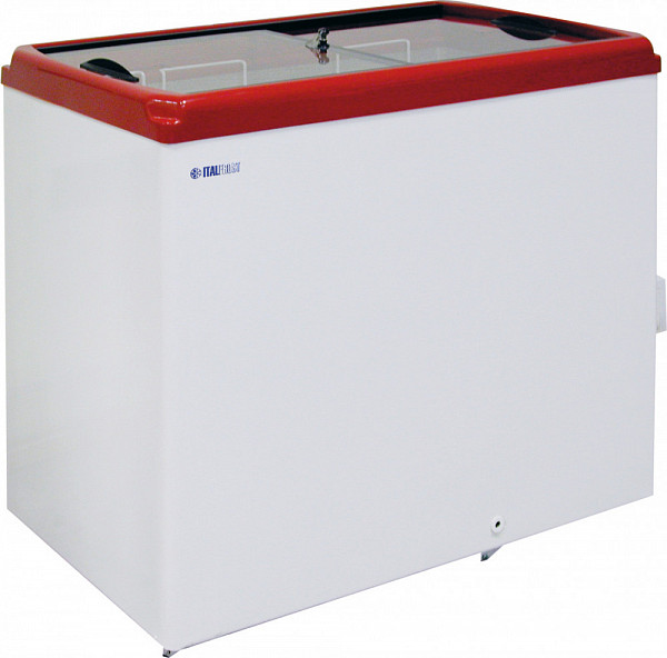 Морозильный ларь Italfrost CF300F (красный) (без корзин)