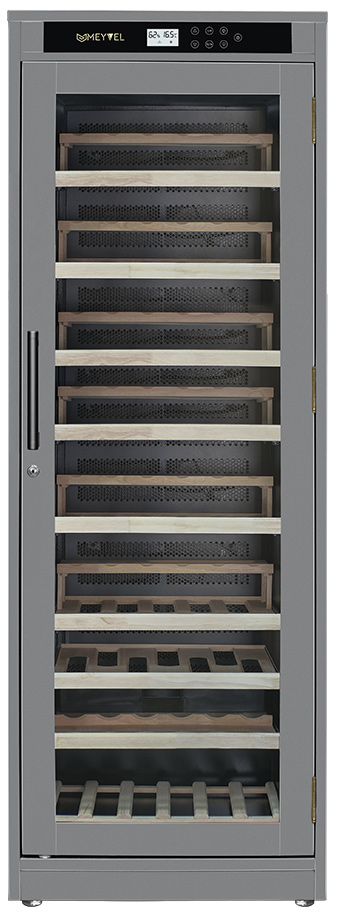 Винный шкаф монотемпературный Meyvel MV102-WG1-M (Grey Quartz)