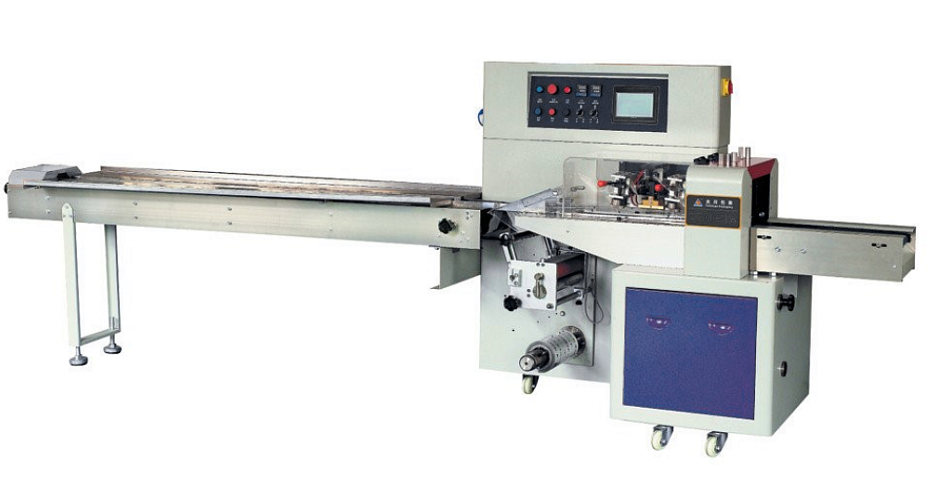 Горизонтальная упаковочная машина Hualian Machinery DXDZ-600XD (лент. 250 мм, рег.форм., S 400, L 180-500, H-120)