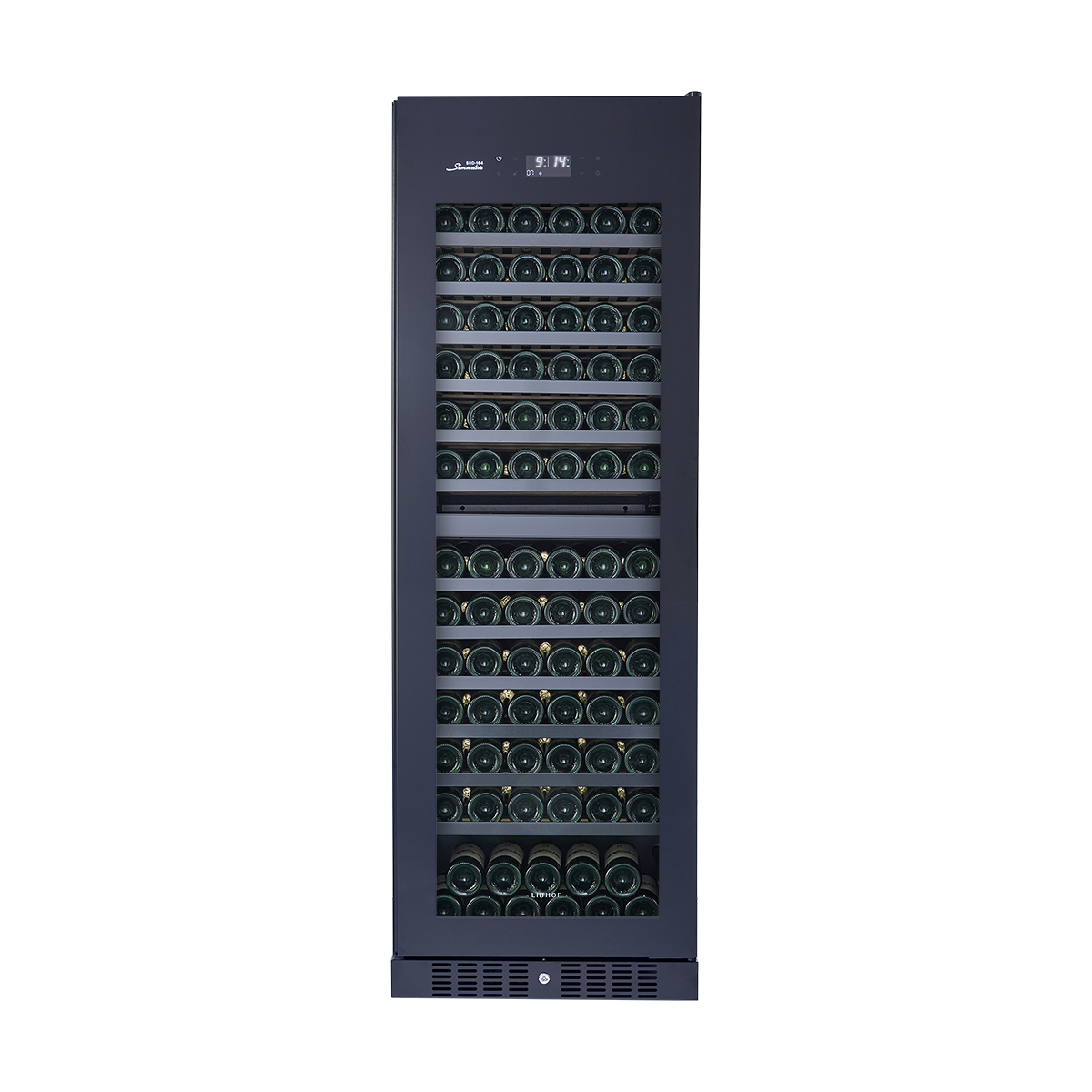 Винный шкаф двухзонный Libhof SRD-164 Black
