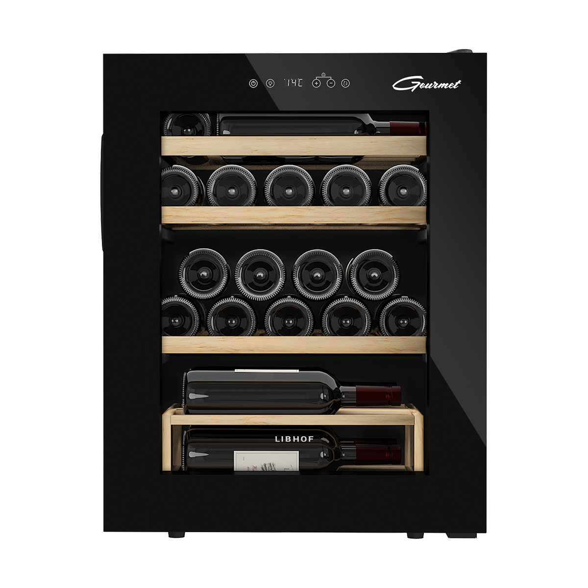 Винный шкаф монотемпературный Libhof GM-22 black