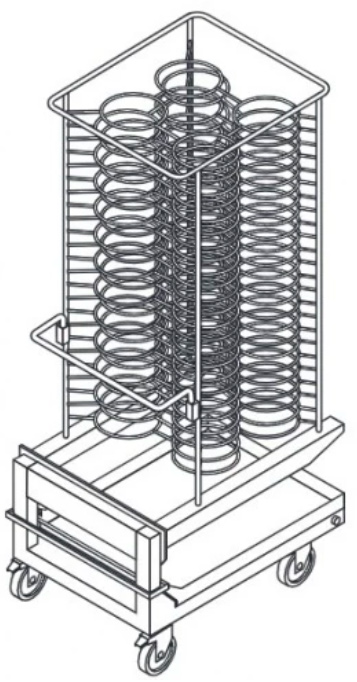 Тележка вкатная Lainox BANQUETING KKP202