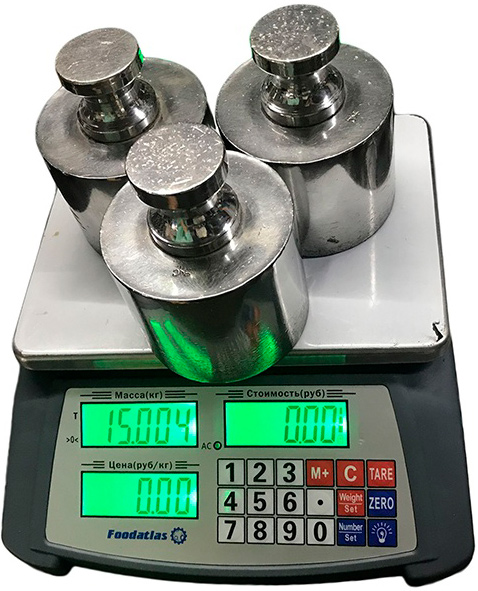 Весы торговые Foodatlas YZ-506 15кг/1гр