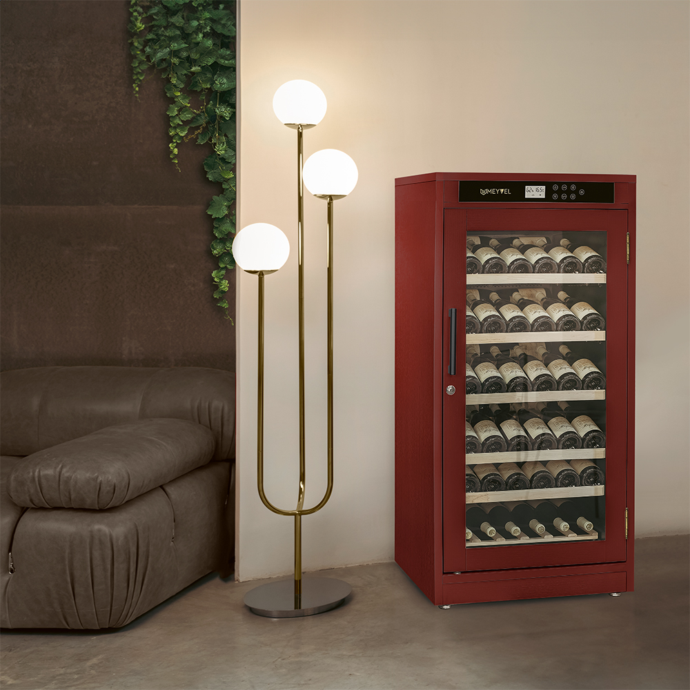 Винный шкаф монотемпературный Meyvel MV69-WM1-M (Mahogany)