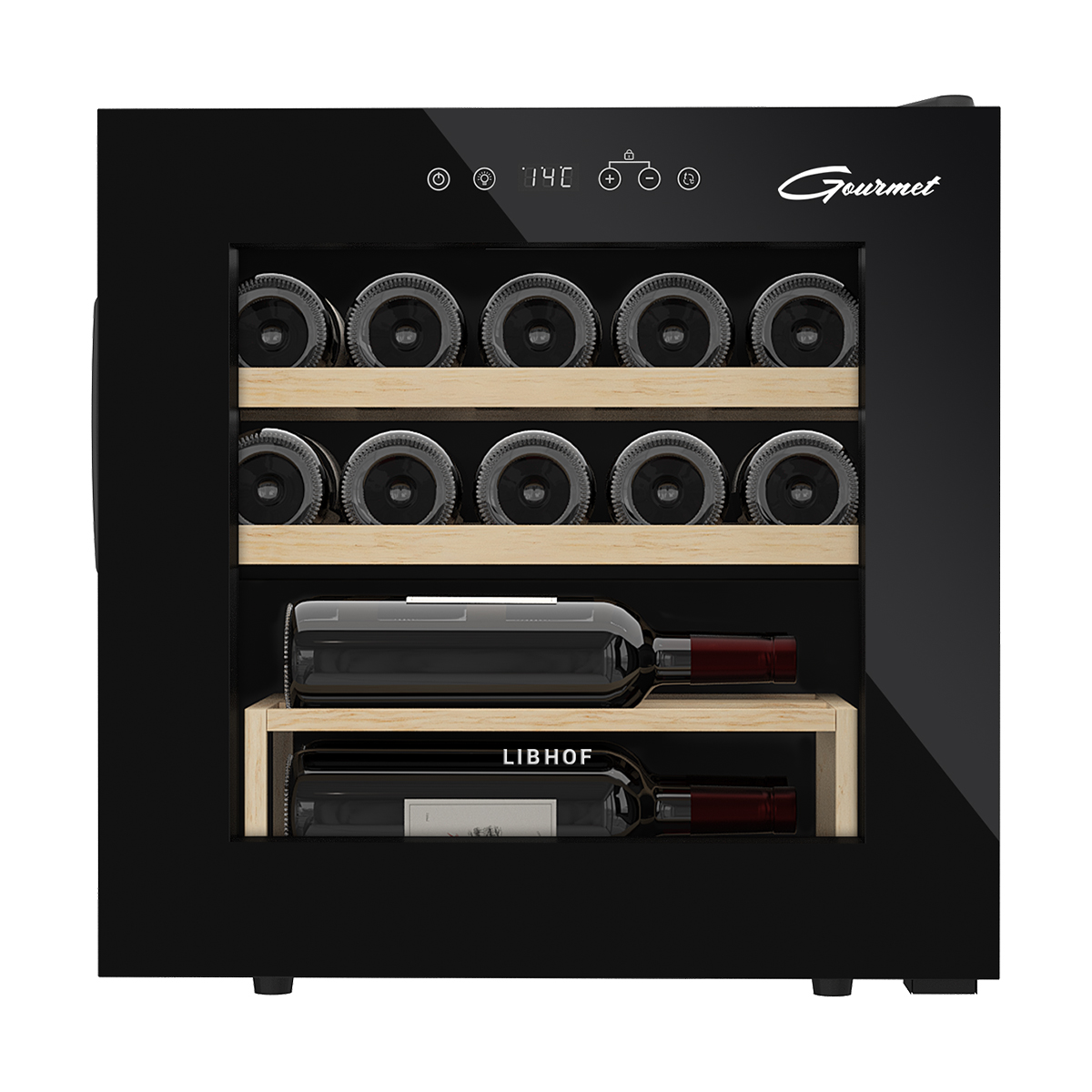 Винный шкаф монотемпературный Libhof GM-14 black