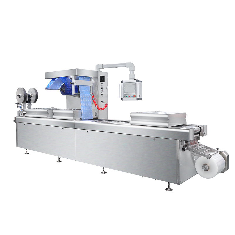 Автоматическая термоформовочная машина Hualian Machinery HVR-420A (220*76.8*50 мм; 300*76.8*50 мм; вод.охл., газ., этикетировщик)