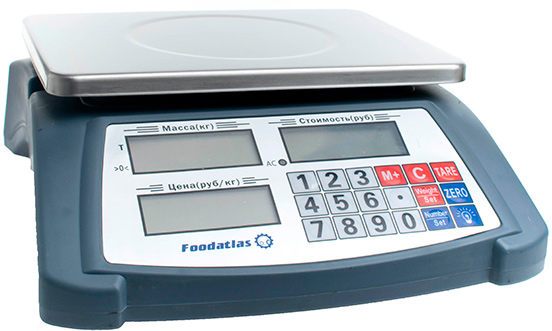 Весы торговые Foodatlas YZ-506 15кг/1гр