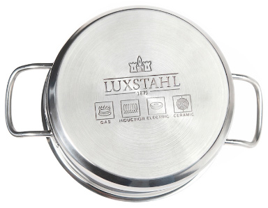 Кастрюля Luxstahl 3 л из нержавеющей стали