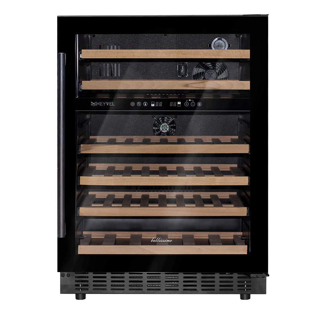 Винный шкаф двухзонный Meyvel MV46PRO-KBT2