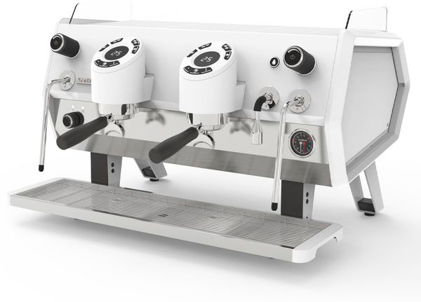 Рожковая кофемашина Sanremo D8 2 высокие гр, Подсветка групп+Cold Touch, Total White, белая