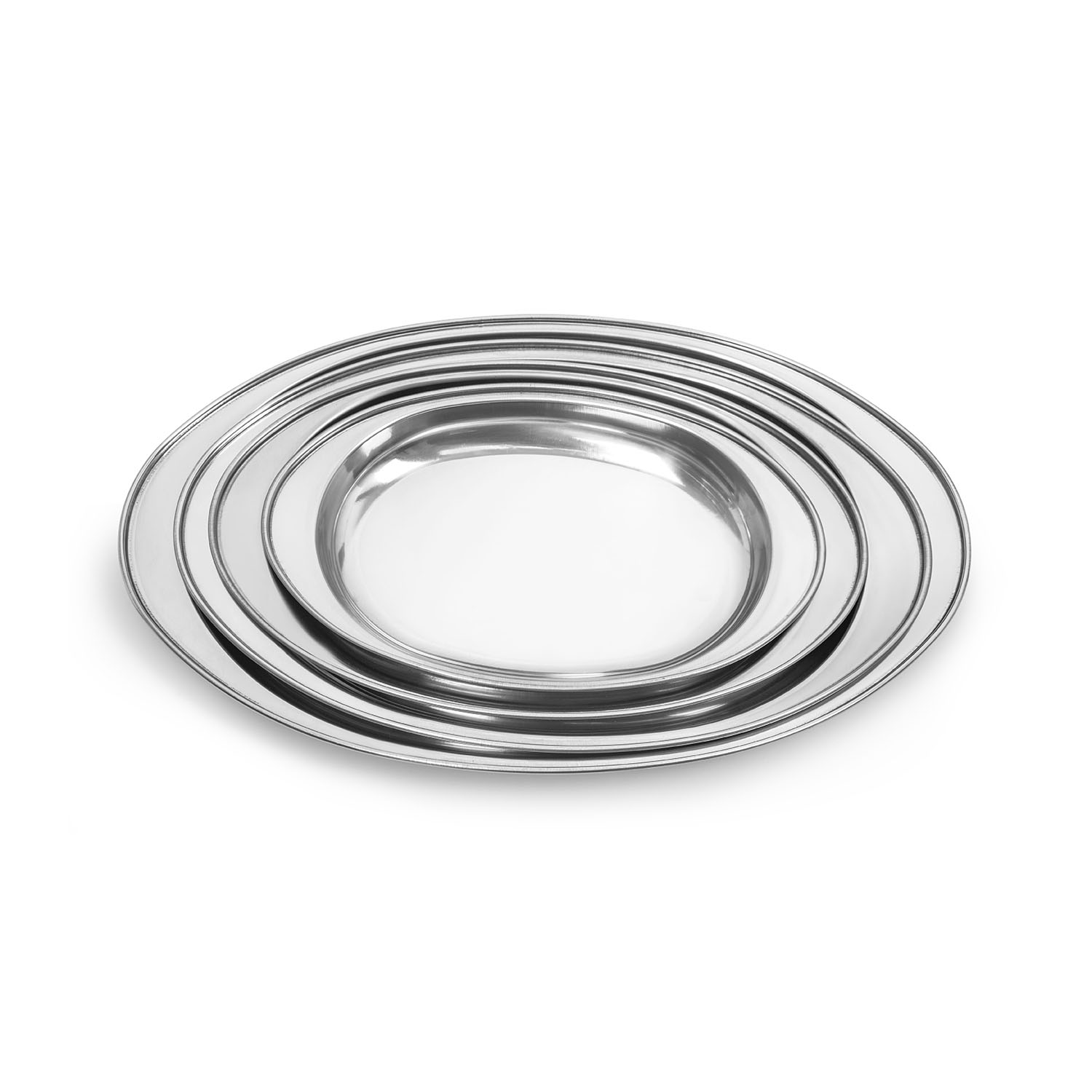 Блюдо овальное Luxstahl 15'' 400х250мм, нерж.[RGS-PD1710]