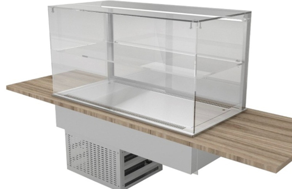 Витрина охлаждаемая встраиваемая Gastrolux ВСВ-107/Cube