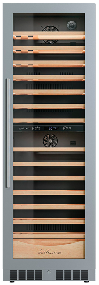 Винный шкаф двухзонный Meyvel MV110-KST2 (Slim)