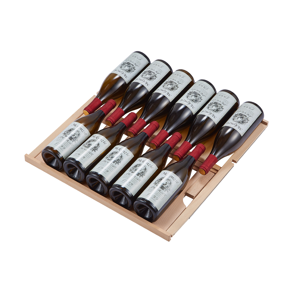 Винный шкаф двухзонный Libhof SED-161 Silver