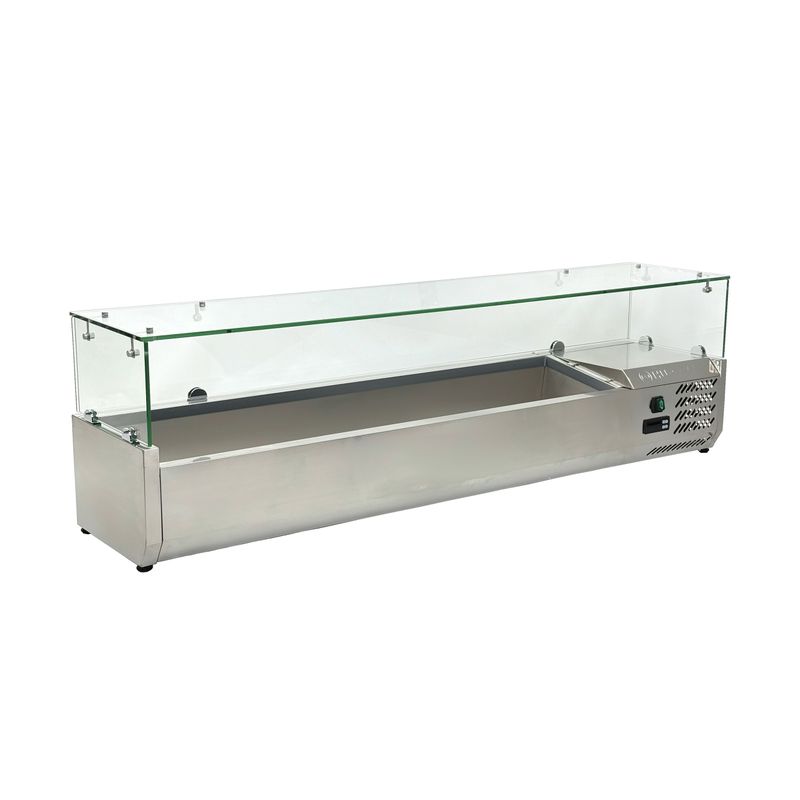 Холодильная витрина для ингредиентов Hurakan HKN-VRX1500/330