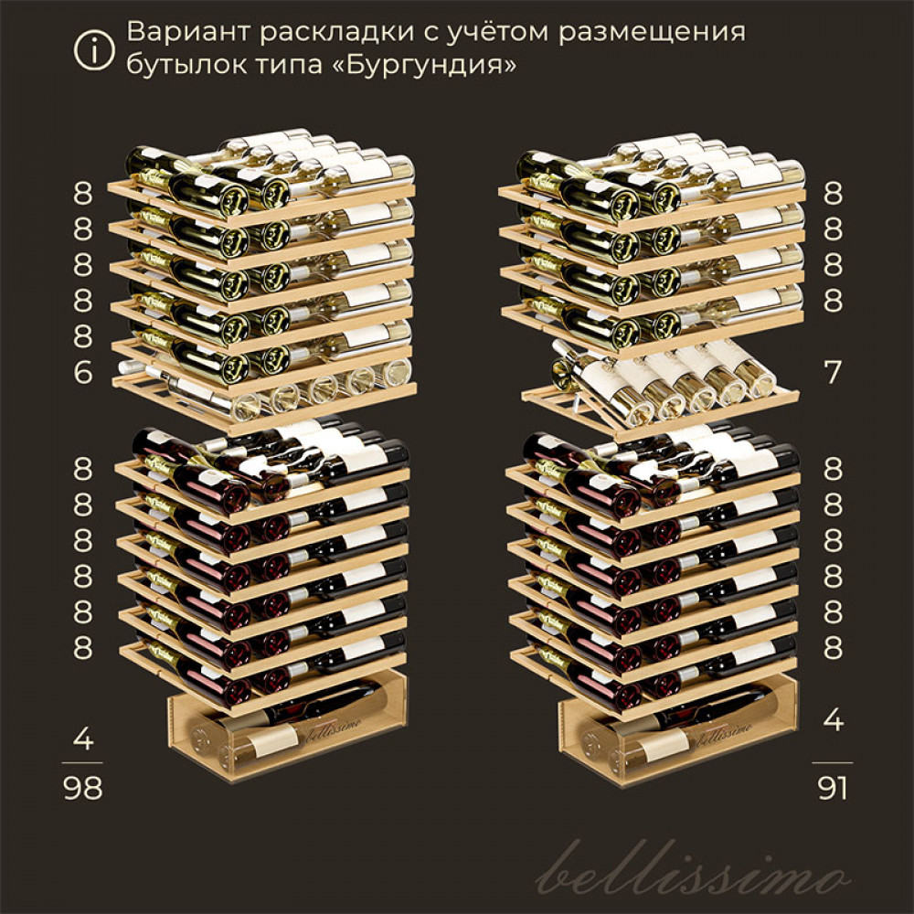 Винный шкаф Meyvel MV95-KST2 (Slim)